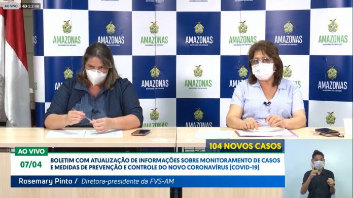 Chega a 636 os casos confirmados de coronavírus no Amazonas