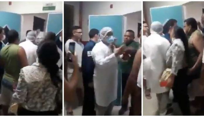 Família ataca médico para tirar suspeita de coronavírus de atestado de óbito; veja vídeo