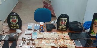 Oito pessoas são presas pela Força Tática com entorpecentes no AM