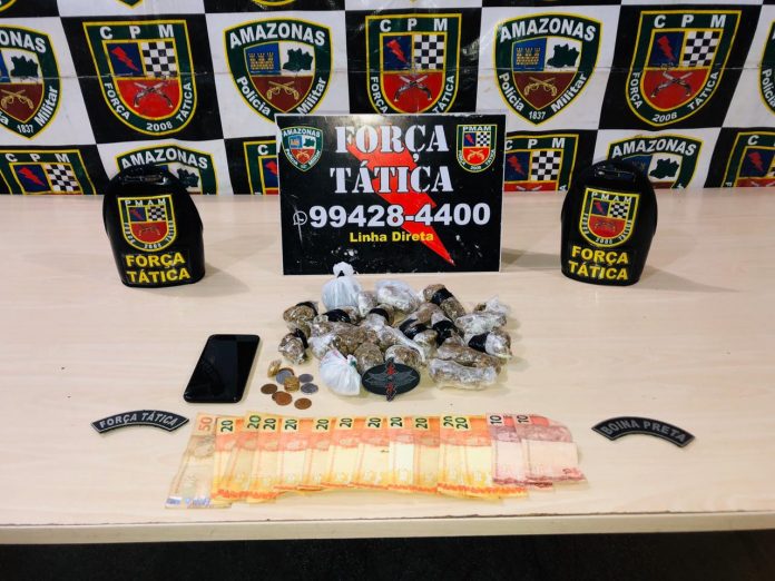 Força Tática prende homens com droga no bairro Novo Israel