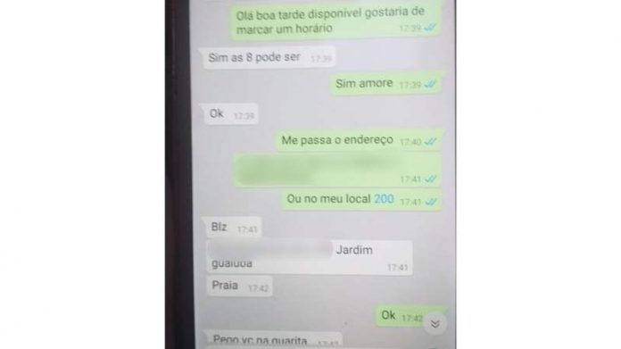 Jovem finge 'desmaio' para não ser morta durante encontro
