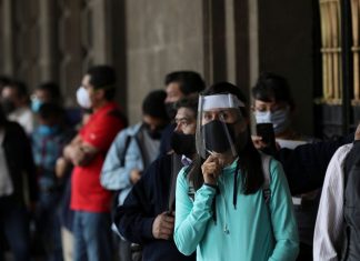 O número de novas infecções pelo novo coronavírus no México, e as autoridades relataram mais 816 morte no país, por conta do novo coronavírus.