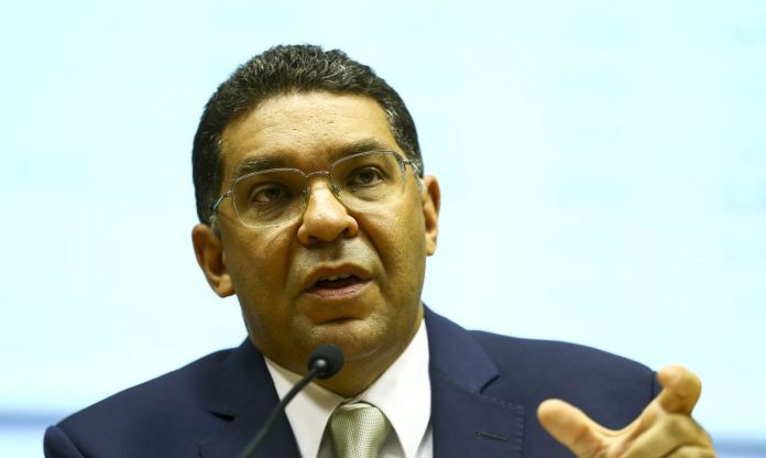 O secretário do Tesouro Nacional, Mansueto Almeida, durante entrevista coletiva para comentar o Resultado Primário do Governo Central de janeiro.