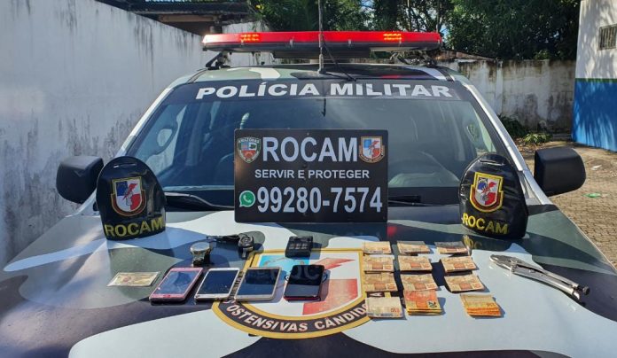 Dois homens e uma mulher são presos por roubo na zona Norte
