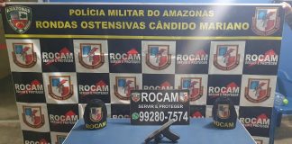 No Amazonas, homem é preso pela Rocam com pistola