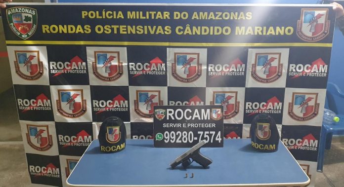 No Amazonas, homem é preso pela Rocam com pistola