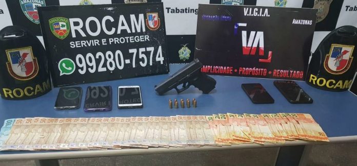 Rocam prende homem com arma após denuncia anônima