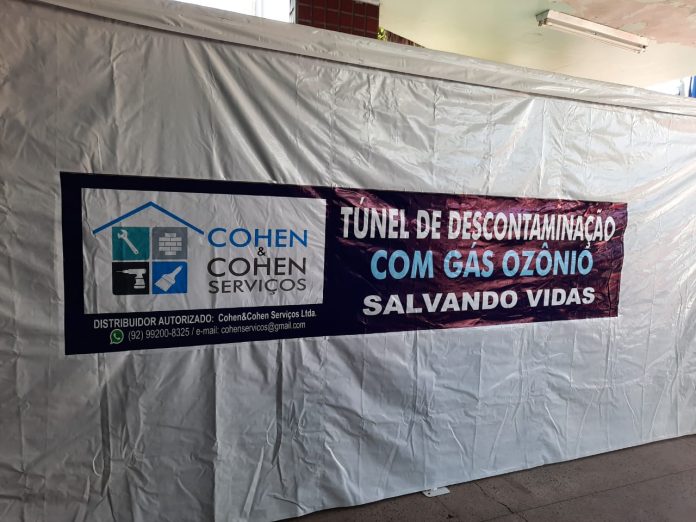 Túnel de descontaminação é doado para a Fundação Alfredo da Matta
