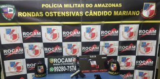 No Amazonas, Rocam prende homem com pistola e R$ 4 mil