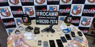‘Cacheado’ é preso com arma, drogas e mais de R$10 mil na zona Leste