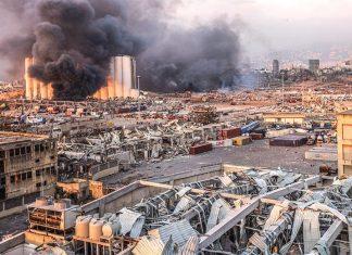 Líbano lida agora com a devastação feita por explosões no porto
