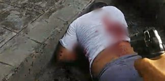 Pistoleiro filma perseguição e assassinato em praça pública