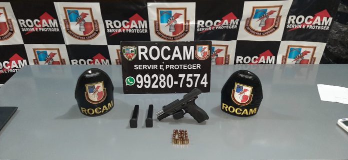 Durante operação no Amazonas, homem é flagrado com arma e munições