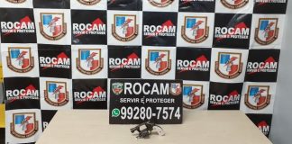Homem é preso pela Rocam com arma de fogo após denúncia