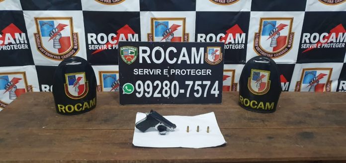 Homem é preso com arma de fogo em via pública no Amazonas