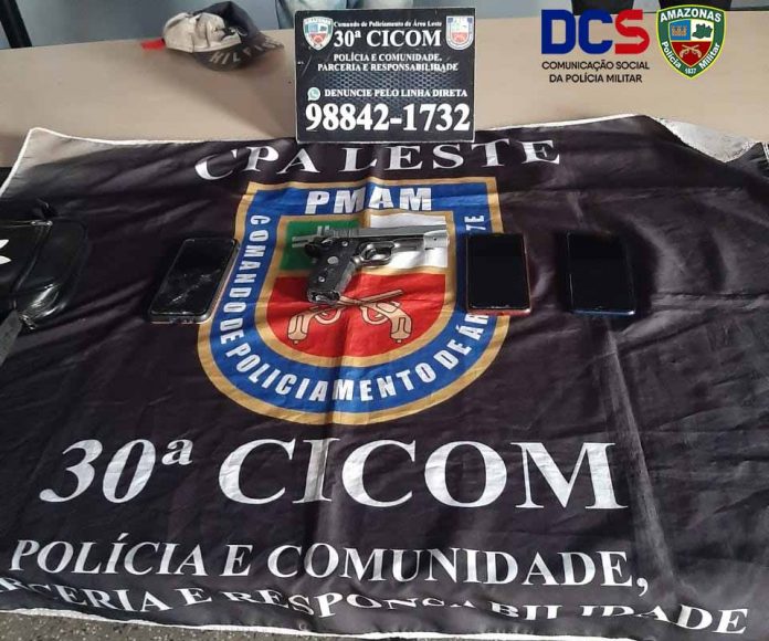 Polícia Militar detém dupla por roubo de celulares no Jorge Teixeira