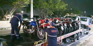 Motos são apreendidas por Detran durante operação