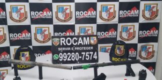 Adolescente é apreendido pela Rocam por porte ilegal de arma de fogo