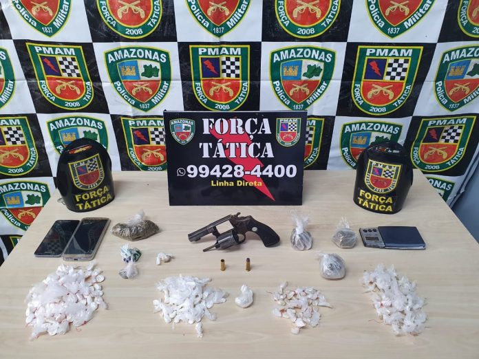 Força Tática prende homem por porte ilegal de arma de fogo