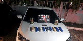 Carro é encontrado com drogas e condutor é preso em Manaus