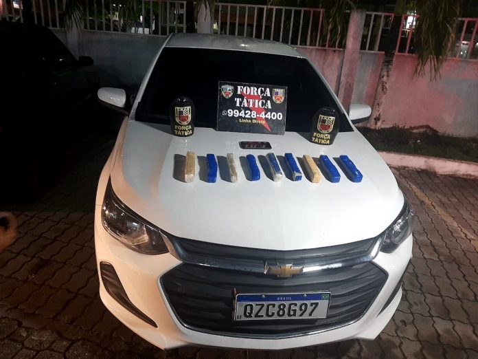 Carro é encontrado com drogas e condutor é preso em Manaus
