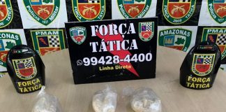 ‘Pacu’ é preso pela Força Tática com drogas no bairro Compensa 2
