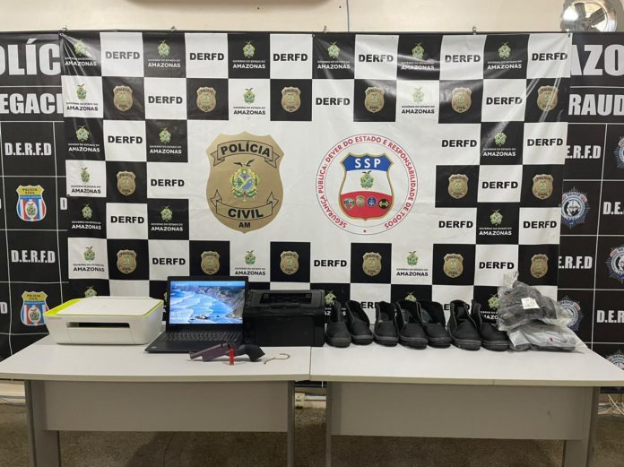 PC prende trio que roubou loja de calçados e localiza receptador dos produtos