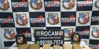 Rocam apreende oito tabletes de maconha ‘skunk’ na zona Sul