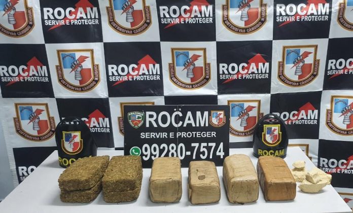 Rocam apreende oito tabletes de maconha ‘skunk’ na zona Sul