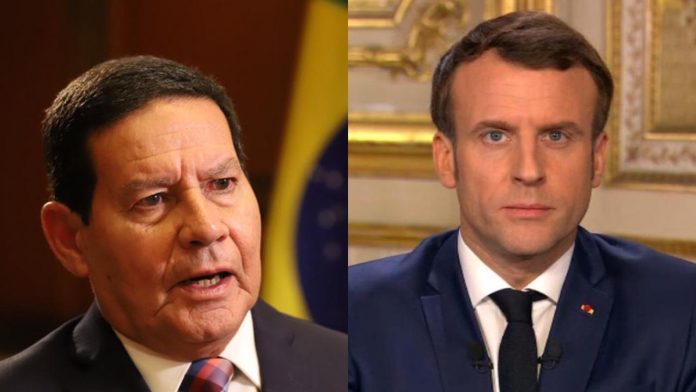 Mourão diz que Macron desconhece a produção de soja no Brasil