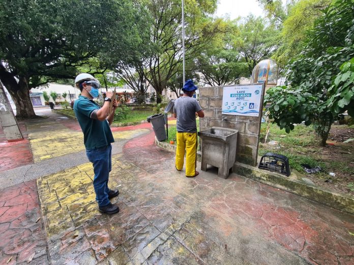 Pias em pontos públicos são revitalizadas em Manaus