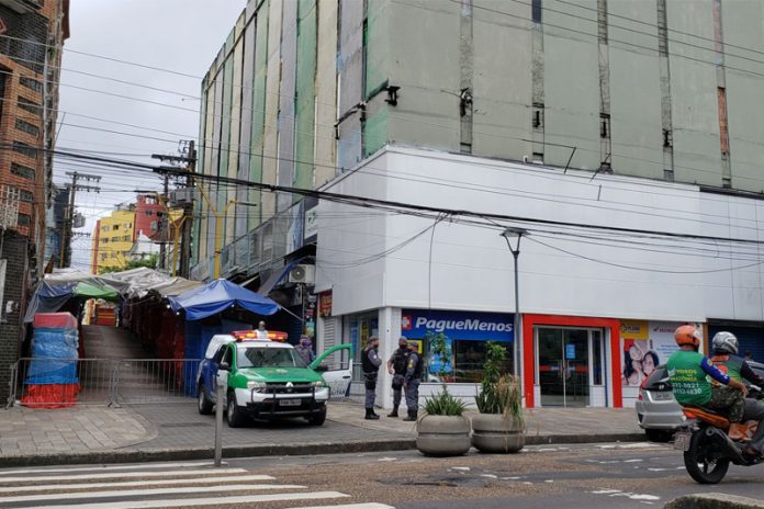Homem é preso na madrugada desta quinta-feira no centro de Manaus