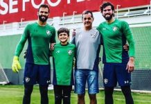Inter, Flu e outros clubes lamentam morte do pai de Alisson e Muriel