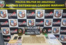 Trio é preso com 247 munições no bairro Novo Aleixo