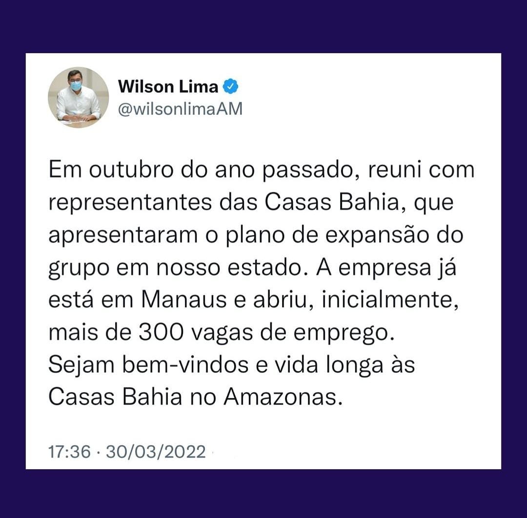 governo confirma a abertura de filiais