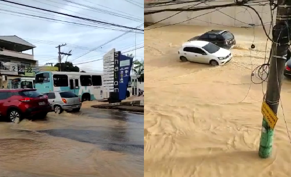 rua alagada