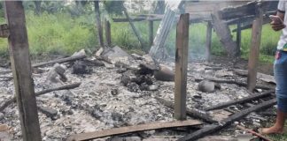 casa incendiada