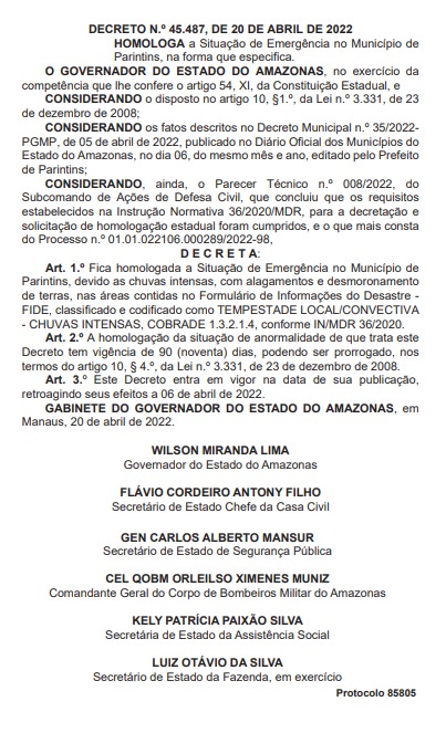 decreto Parintins