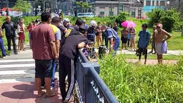 crime em praça