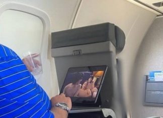 Passageiro é flagrado assistindo a filme pornô durante voo