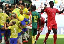 Brasil e Suíça se enfrentam na segunda rodada do Grupo G da Copa do Catar