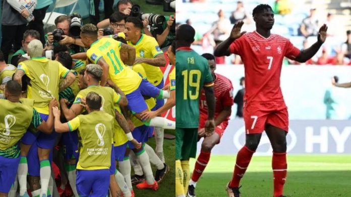 Brasil e Suíça se enfrentam na segunda rodada do Grupo G da Copa do Catar