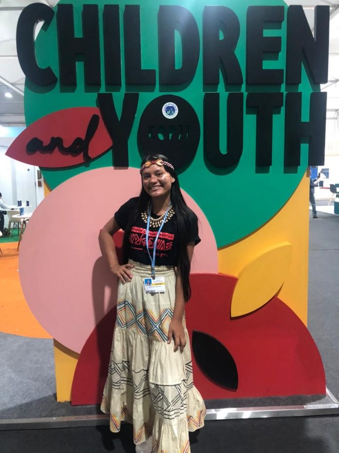 Estudante indígena do AM é selecionada para participar da COP 27