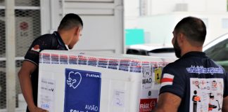 Amazonas recebe 89,6 mil doses de vacina contra covid-19