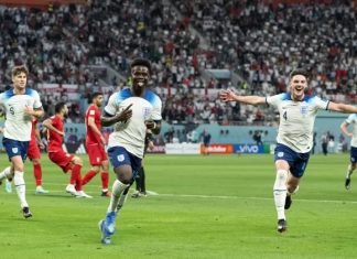 Inglaterra massacra seleção do Irã na primeira rodada da Copa do Mundo
