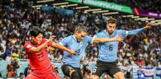 Uruguai fica no 0 a 0 com a Coreia do Sul na estreia do Grupo H