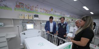 Wilson Lima entrega novos leitos de UTI ao Hospital Infantil Dr. Fajardo
