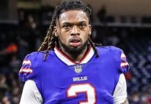 Jogador do Buffalo Bills desmaia durante jogo e deixa campo em ambulância