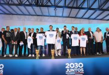 Argentina, Uruguai, Chile e Paraguai lançam candidatura conjunta para Copa de 2030