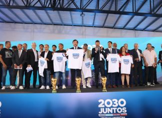 Argentina, Uruguai, Chile e Paraguai lançam candidatura conjunta para Copa de 2030
